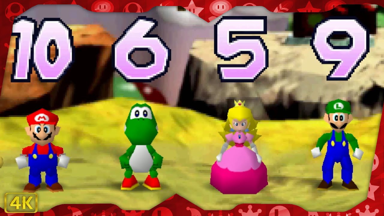 Mario Party for N64 ⁴ᴷ Wario's Battle Canyon (Mario gameplay)