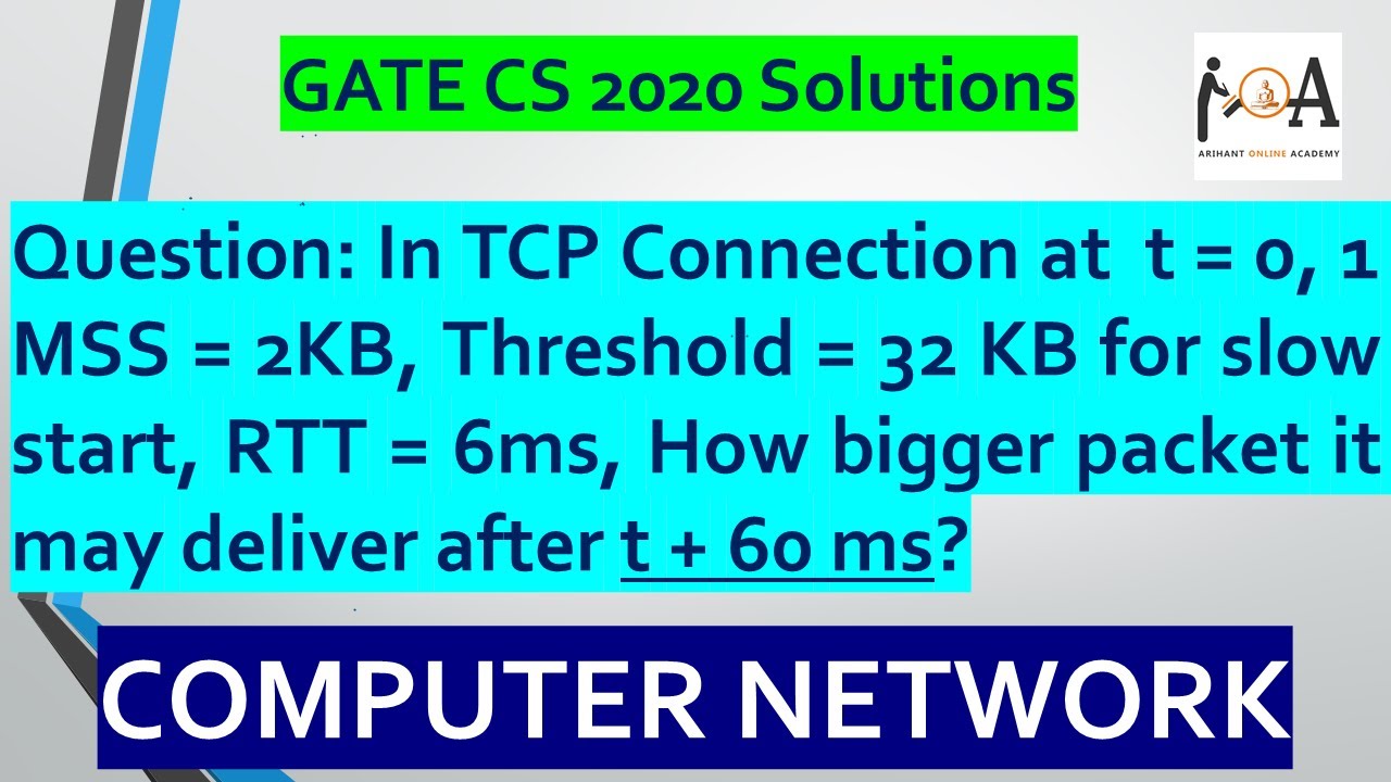 GATE CS/IT 2020 Complete Solutions | Computer Networks Part-1 | CRACK GATE EXAM WITH HIGH SCORE