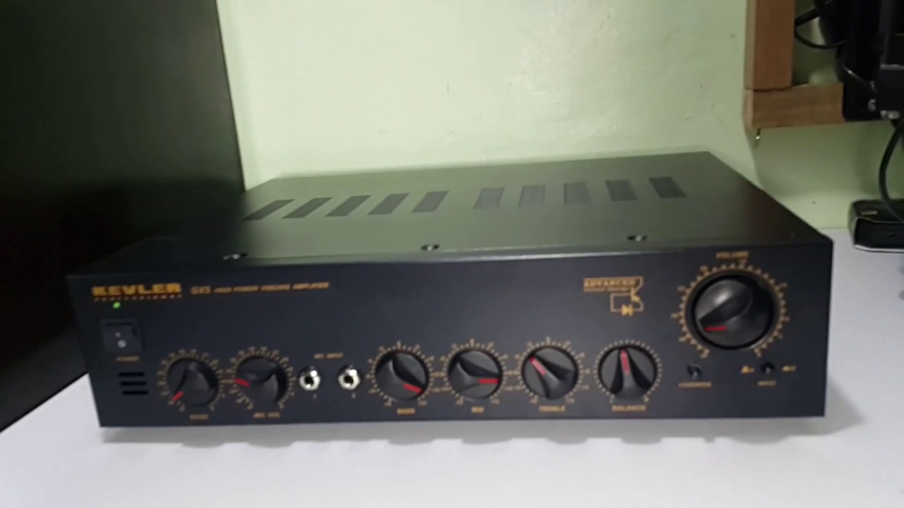 Kevler GX5 600W x 2 Amplifier Walkthrough