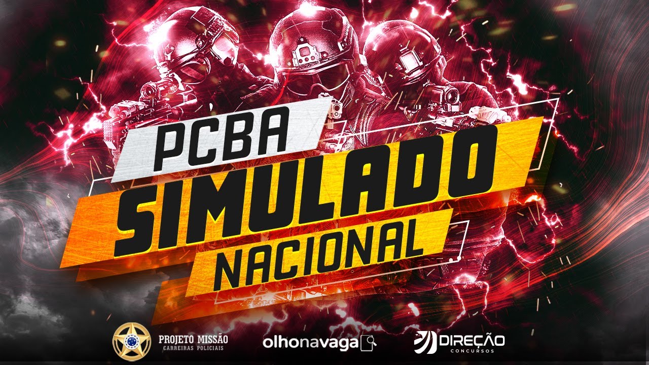 Concurso PCBA: simulado nacional! Dire&ccedil;&atilde;o + Projeto Miss&atilde;o + Olhonavaga