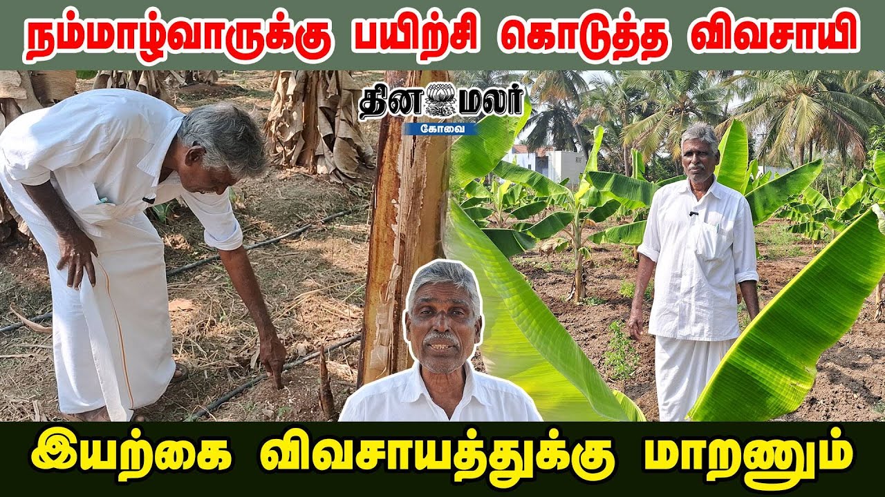 நம்மாழ்வாருக்கு பயிற்சி கொடுத்த விவசாயி | இயற்கை விவசாயத்துக்கு மாறணும்