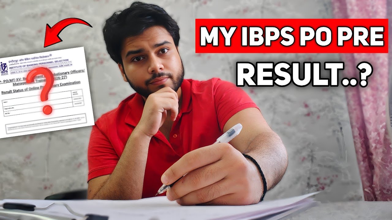 My IBPS PO Pre Result...❓🤔   