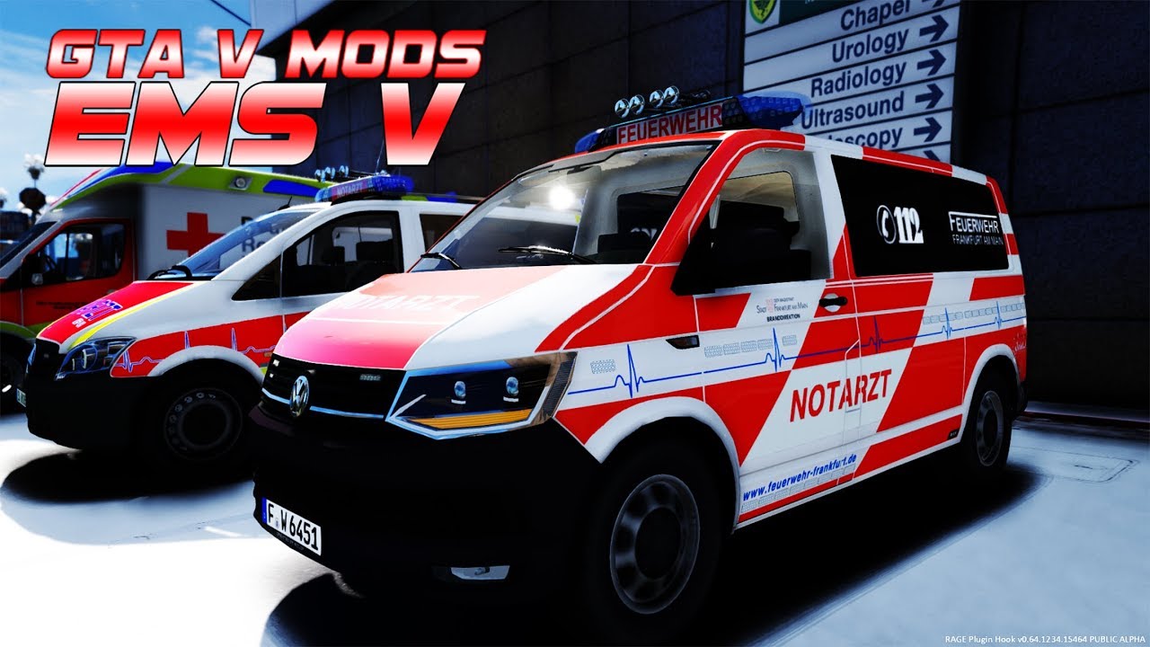 GTA V: EMS-MODS ➤ #11: JEDE Sekunde zählt! [4K|Deutsch]