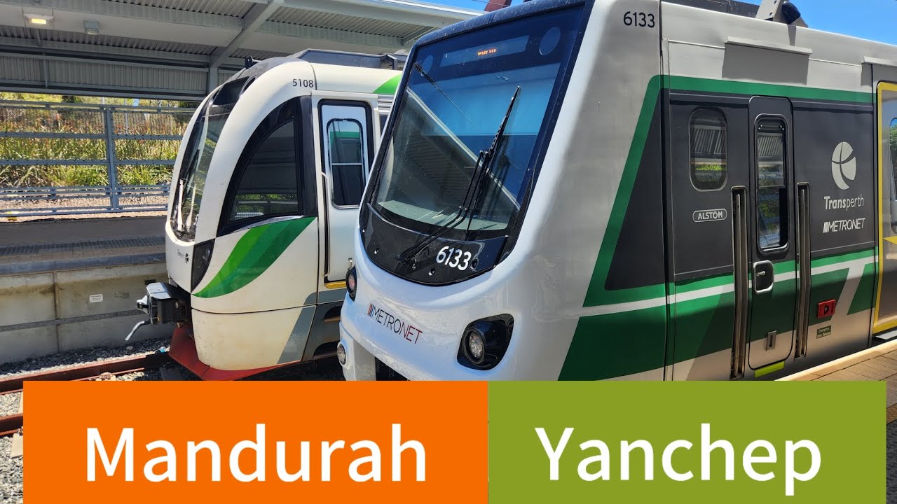 Transperth Train Journeys Mandurah Station - Yanchep Station 