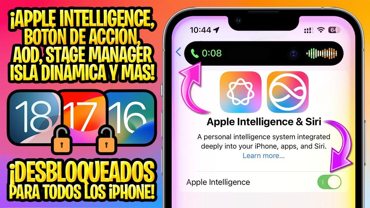 TUTORIAL SIN JAILBREAK Y GRATIS ✅ ACTIVAR APPLE INTELLIGENCE Y M&Aacute;S EN iPHONE NO COMPATIBLE (MisakaX)