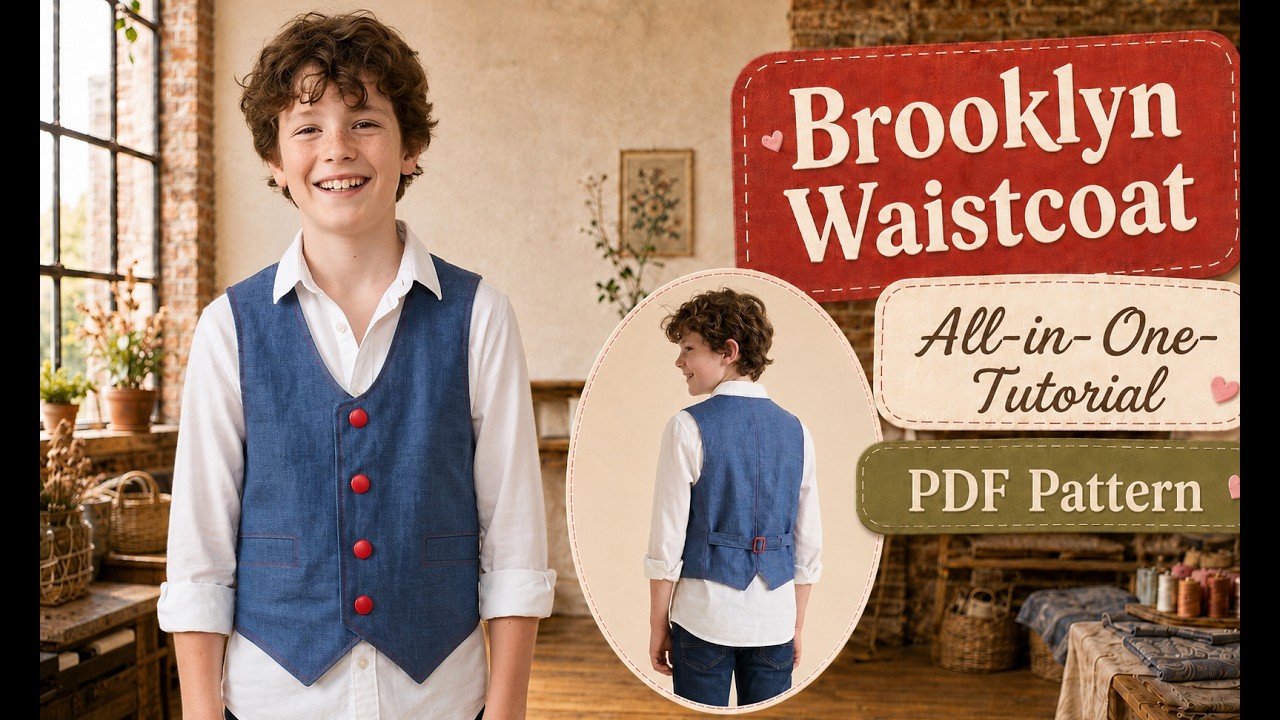 Brooklyn Waistcoat: How to sew a waistcoat