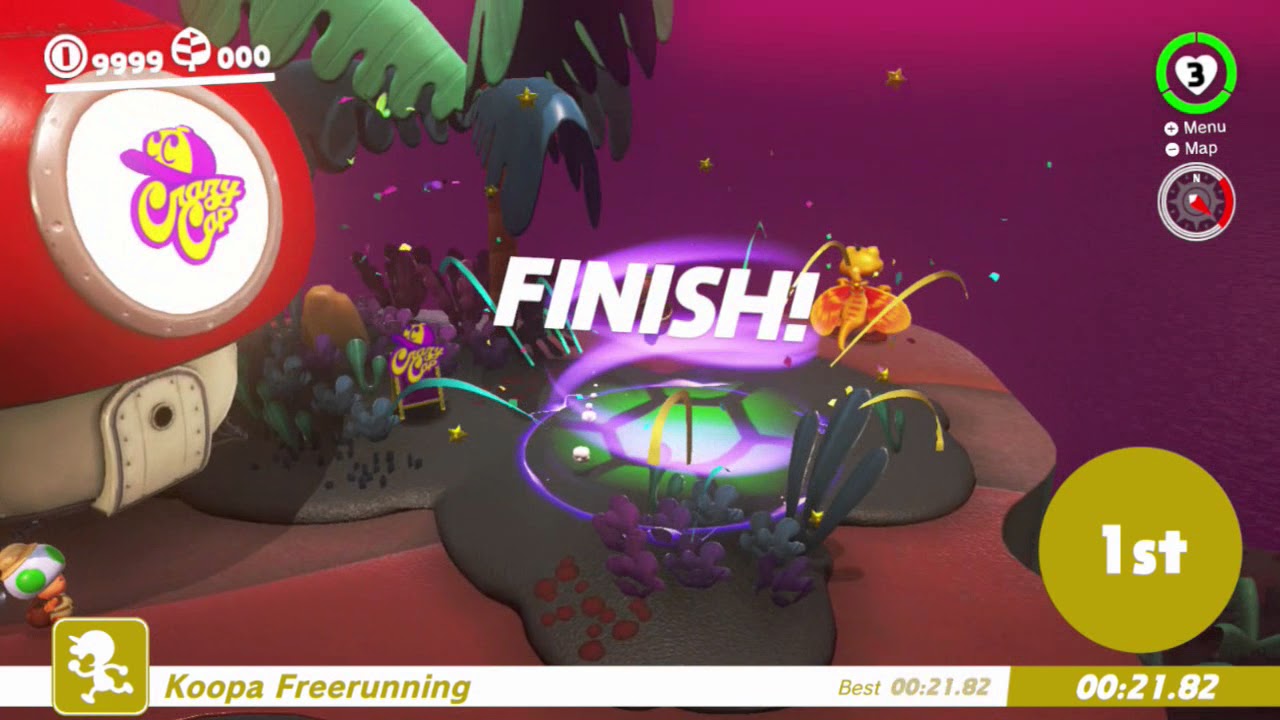 Super Mario Odyssey - Koopa Freerunning Speedrun Compilation!