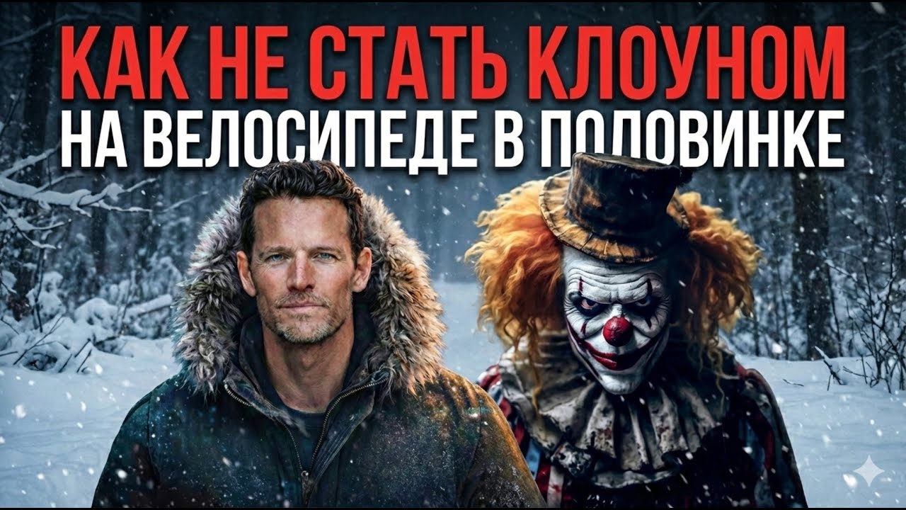 Как не стать клоуном на велосипеде в половинке?