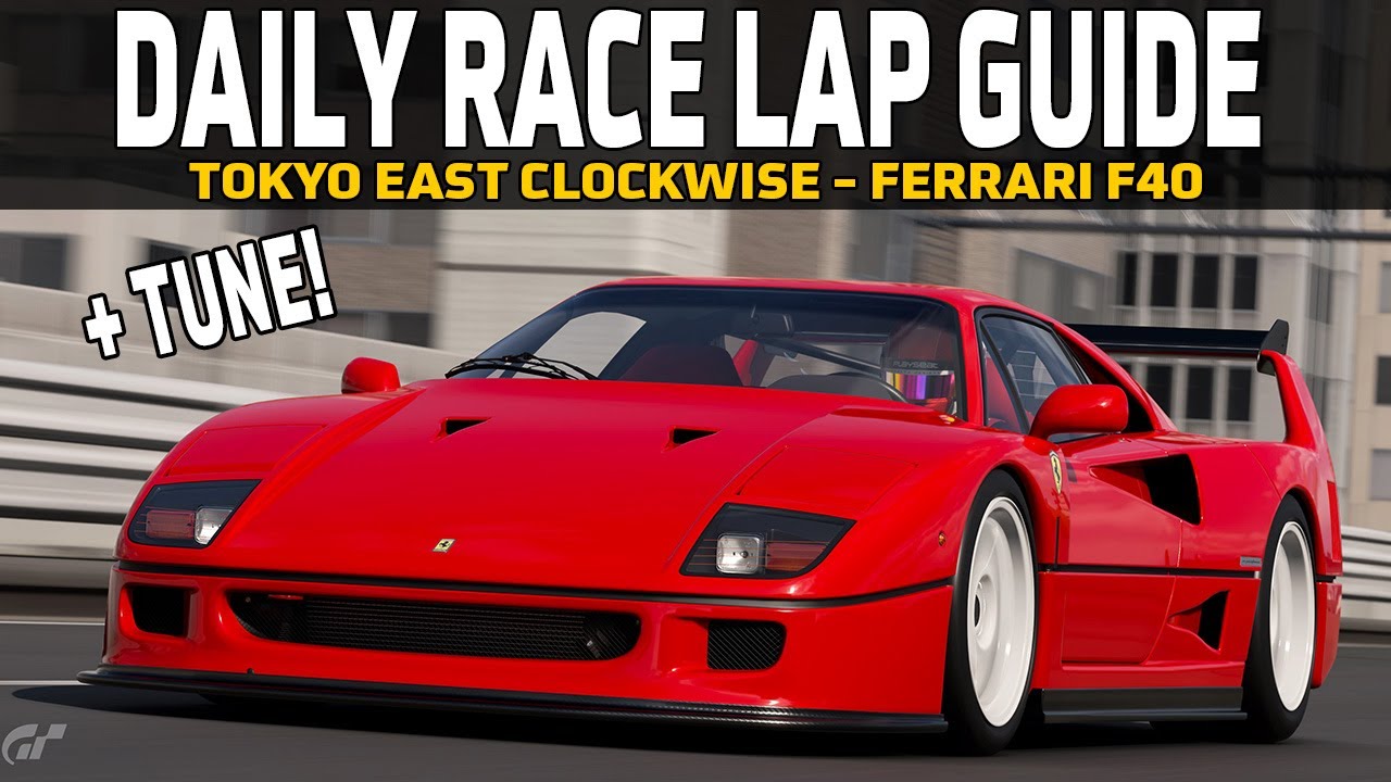 Gran Turismo 7 Daily Race Lap Guide - Tokyo Expressway East Clockwise - Ferrari F40