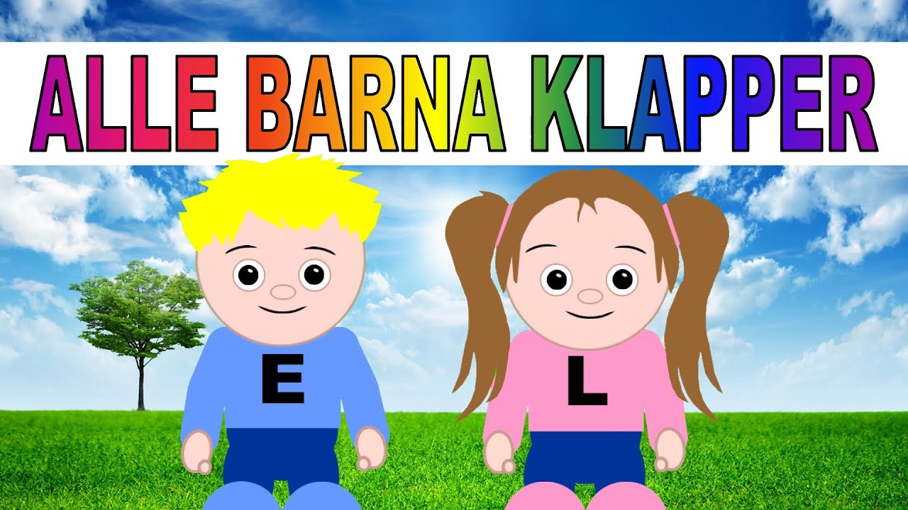 Alle barna klapper - med animasjon
