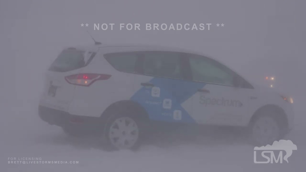 12-23-2024 Buffalo, NY Metro hit with extraordinary blizzard - White Out - Roads gridlocked