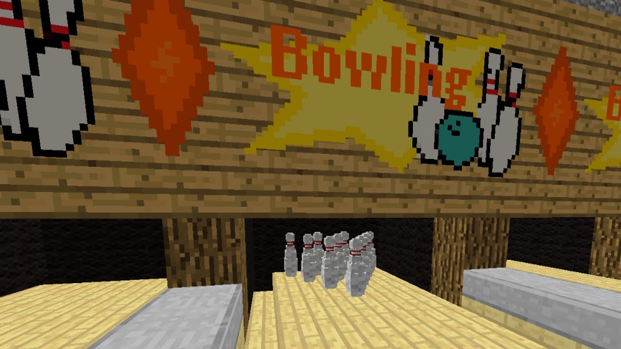BOWLING IN MINECRAFT!