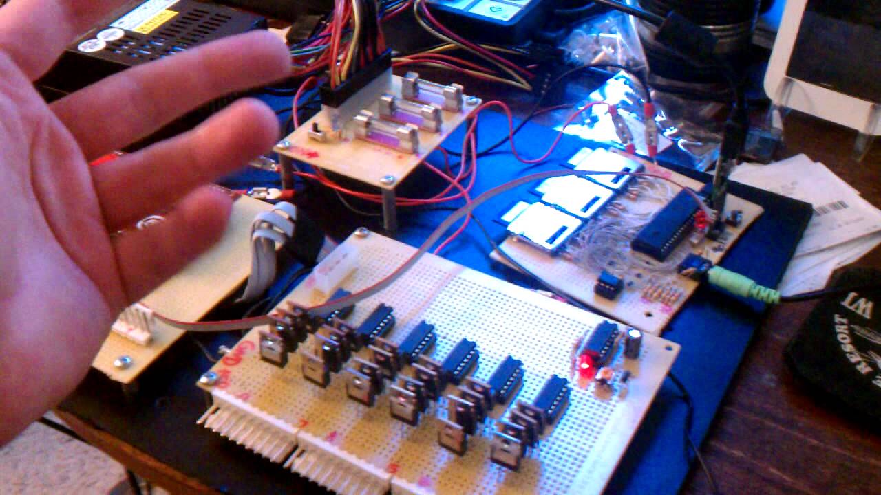Benheck Pinball System 3 Breadboard Demo