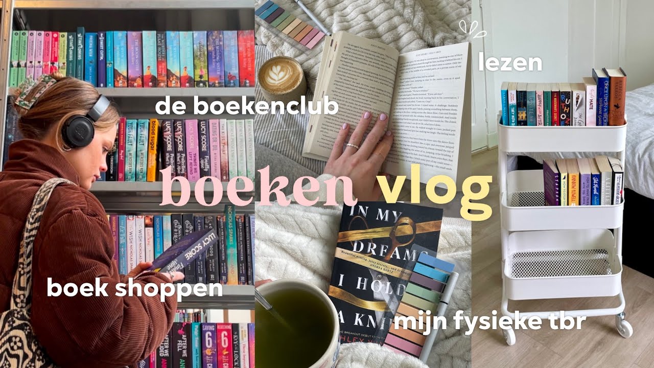 *boekenvlog* boek shoppen, boekenclub avond, lezen & meer 🌷📖