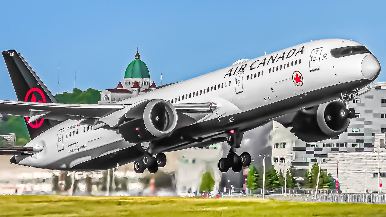 🇨🇦 100 Plane Takeoffs & Landings at MONTREAL-Pierre Elliott Trudeau Airport w/ Flight, Aircraft Info
