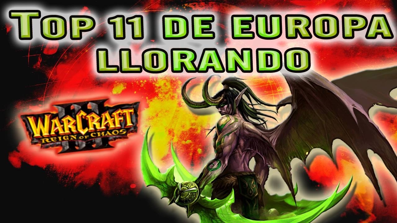 WARCRAFT III: REIGN OF CHAOS | NOS ENFRENTAMOS AL 11º DE EUROPA Y LLORA - Gameplay Español