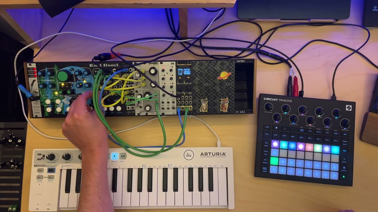 Circuit Tracks and East Beast Ambient Improvisation