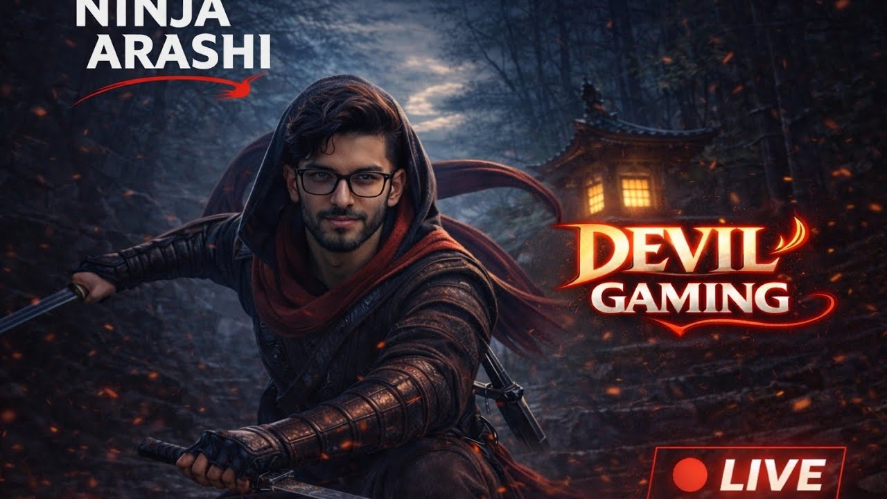 Becoming Ninja For a Day #ninjaarashi #samurai #ninja #Devil #streamer