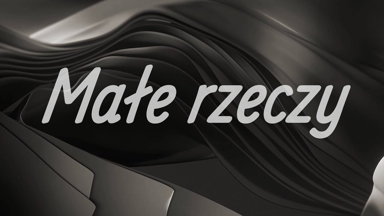 Sylwia Grzeszczak - Małe rzeczy - karaoke