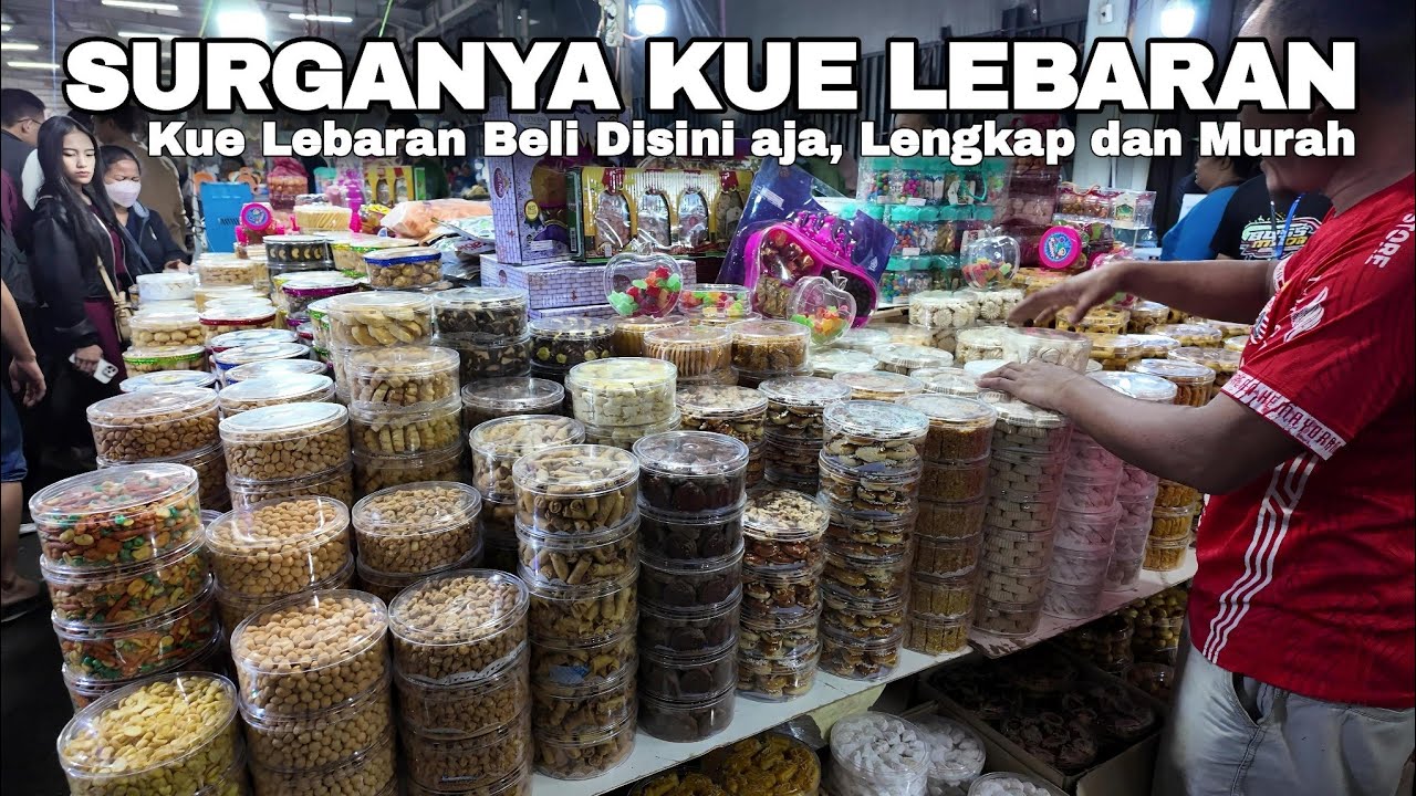 Suasana Malam Berburu Kue Lebaran Murah Di Pasar Kue Subuh Senen Jakarta | Ramadan Night Walk