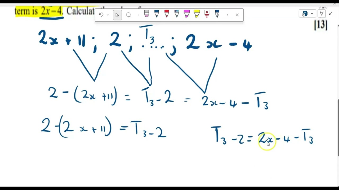 Linear number Pattern | Challenging Example | Mathematics