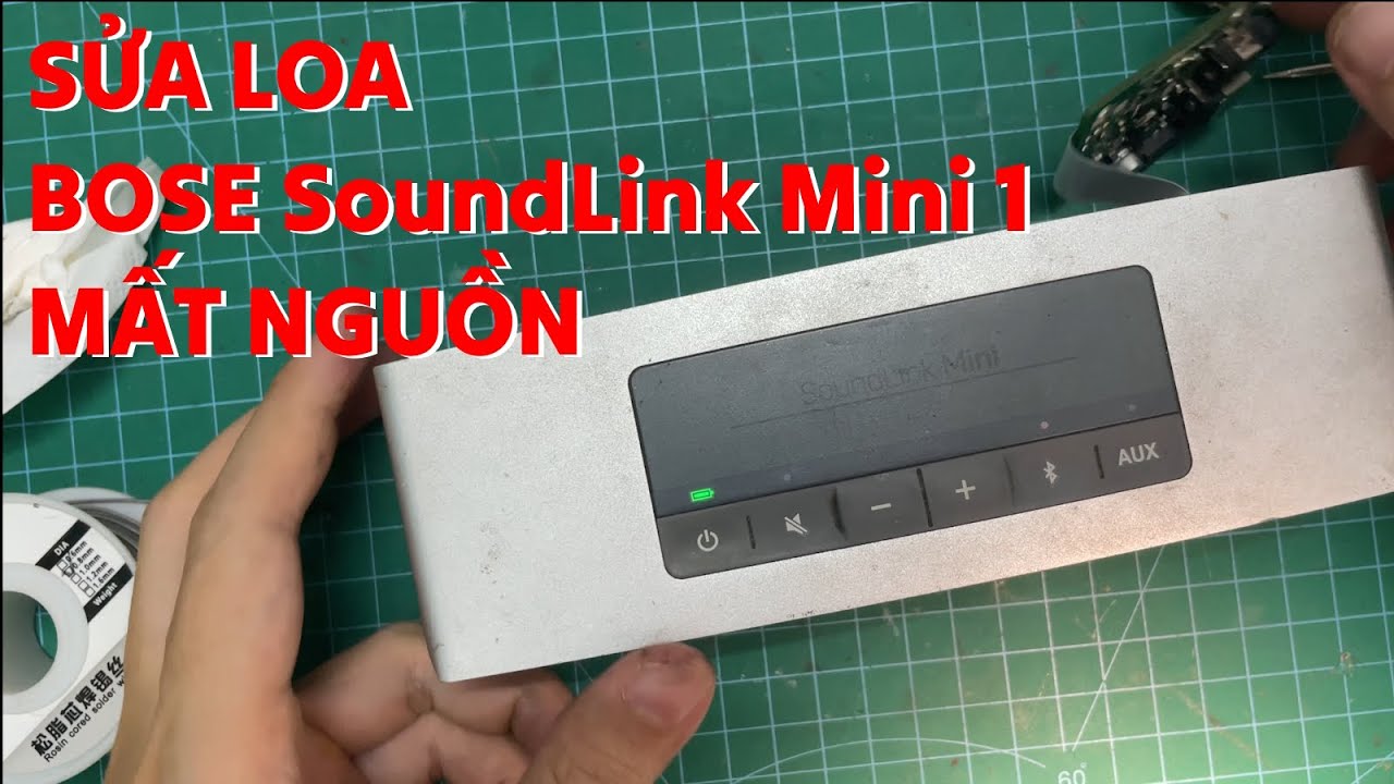 Lần đầu sửa loa Bose SoundLink Mini 1 bị mất nguồn | Hiếu - Tập Làm Kỹ Sư
