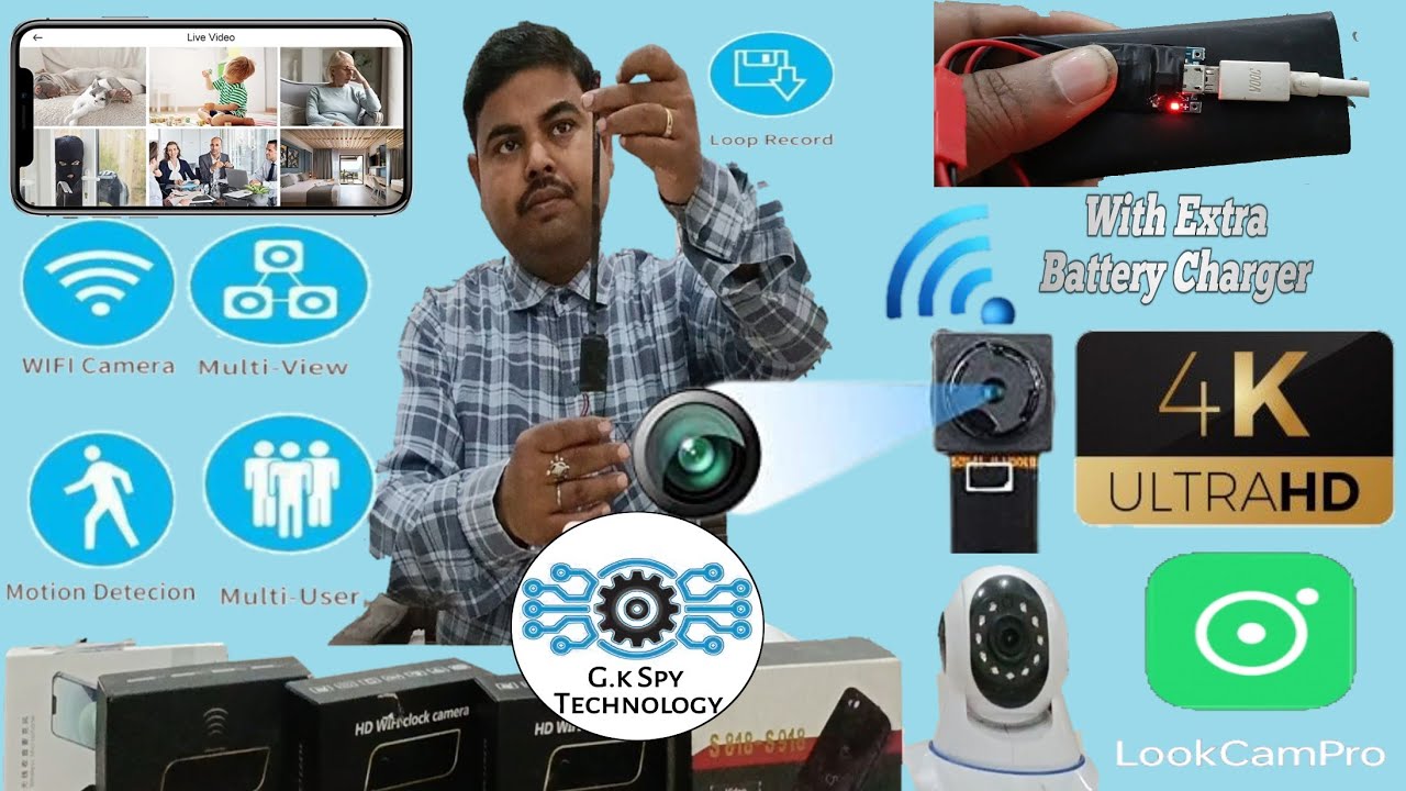 Look Cam Pro//Look Cam Pro Setup//Look Cam Pro WiFi Setup//How To Use Look Cam Pro//Hidden camera