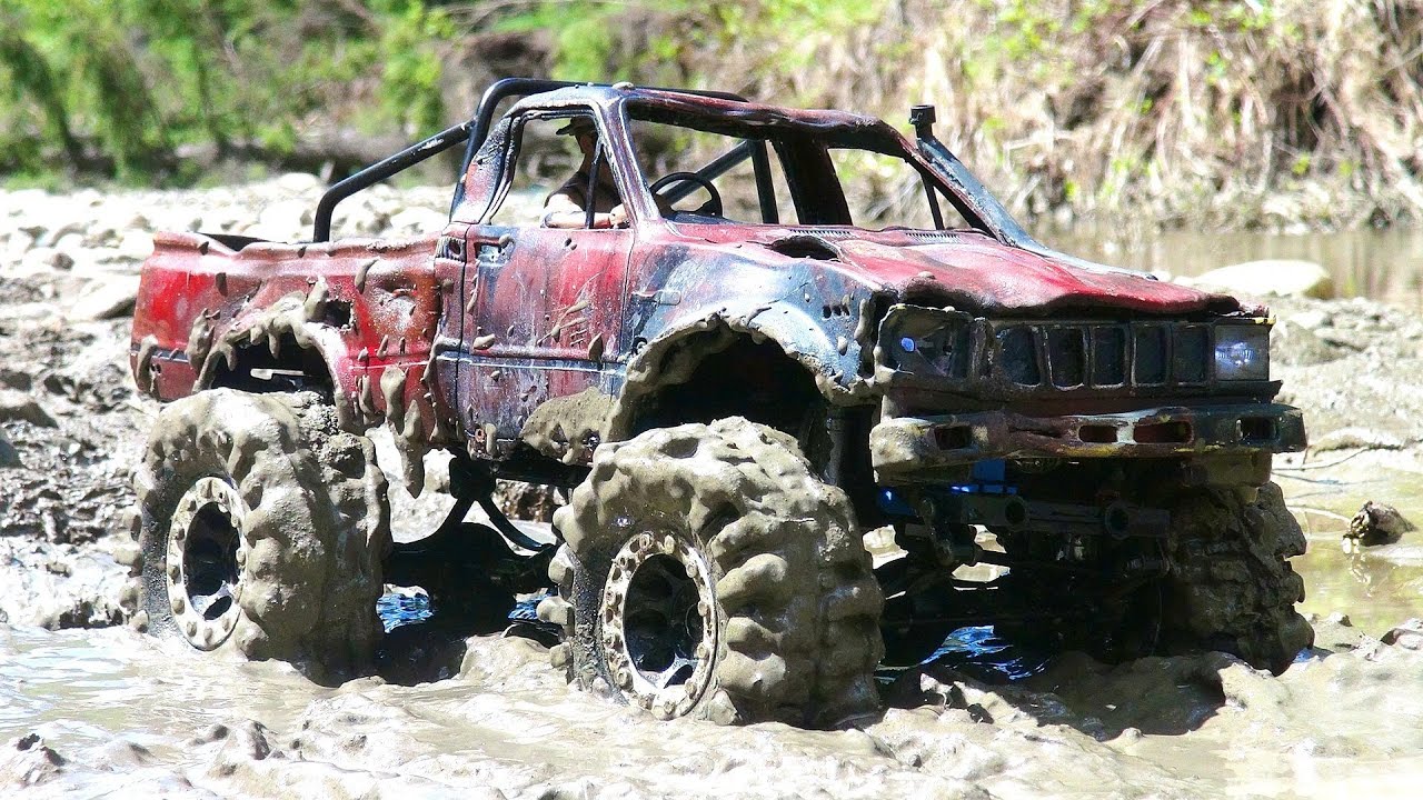 RC ADVENTURES - TOP GEAR MUD BoGGiNG - Toyota Hilux - RC4WD Trail Finder 2