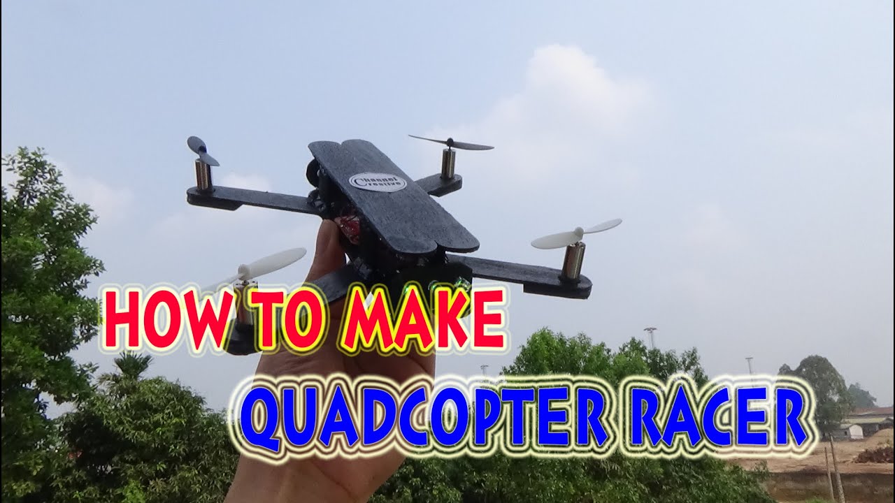 Как сделать мини Racer Quadcopter использование эскимо палки