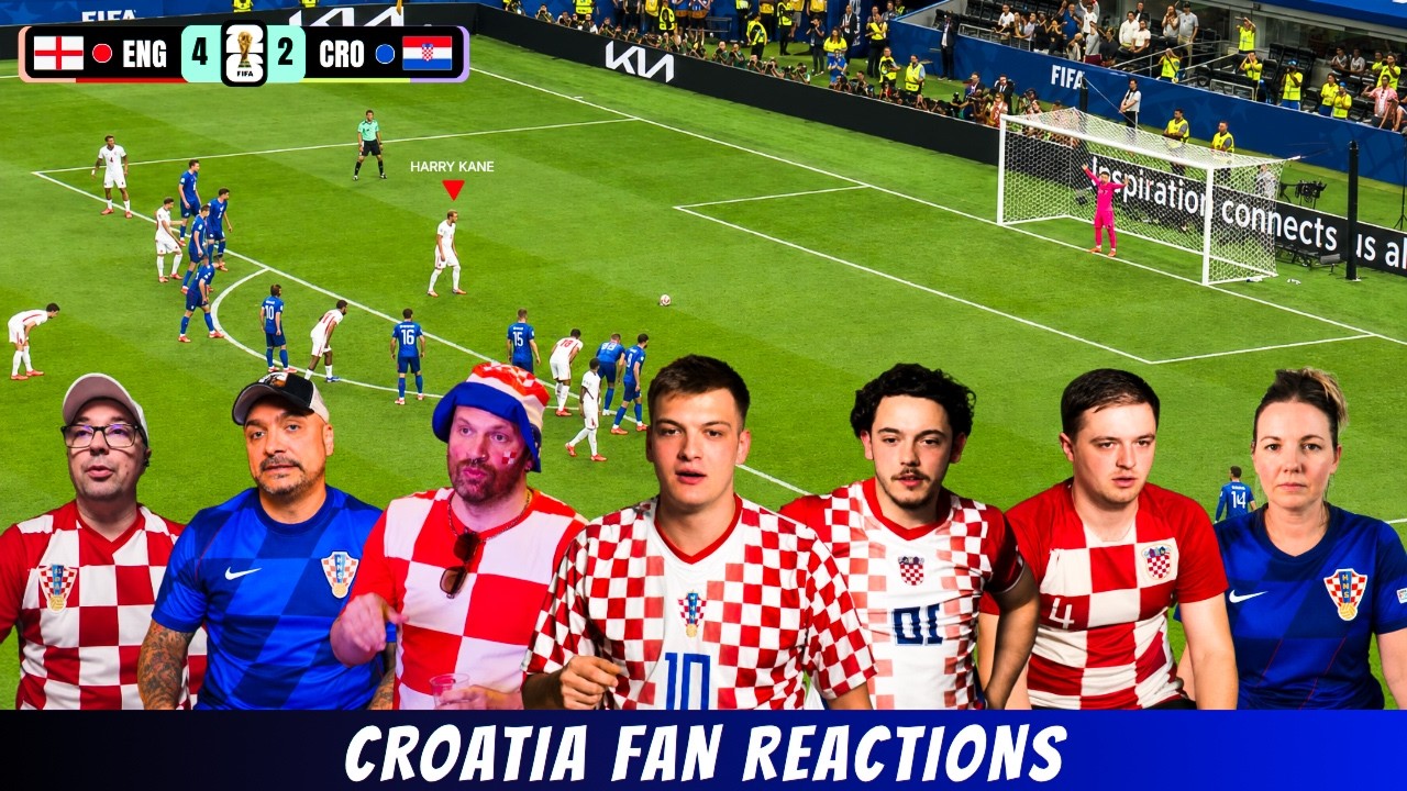 CROATIA FANS REACTION TO ENGLAND 4-2 CROATIA | FIFA WORLDCUP 2026