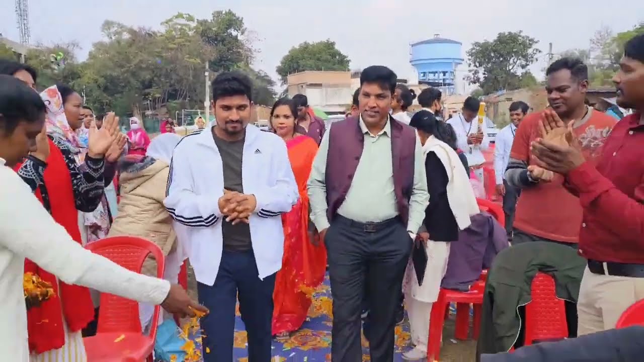 Welcoming time in Ranchi(Shanti Ground) #Apostle Subash Sahany#Prophet Ghana Kurre#2nd February 2024