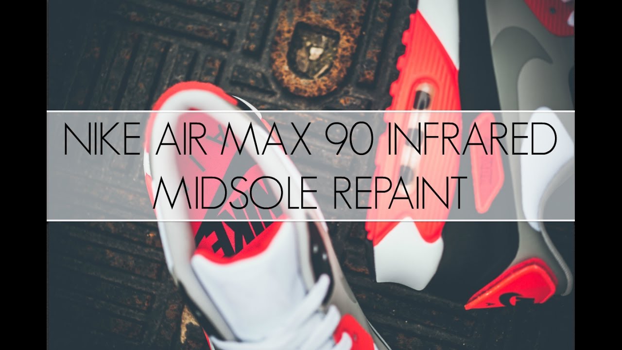 2012 Nike Air Max 90 Infrared Midsole Repaint