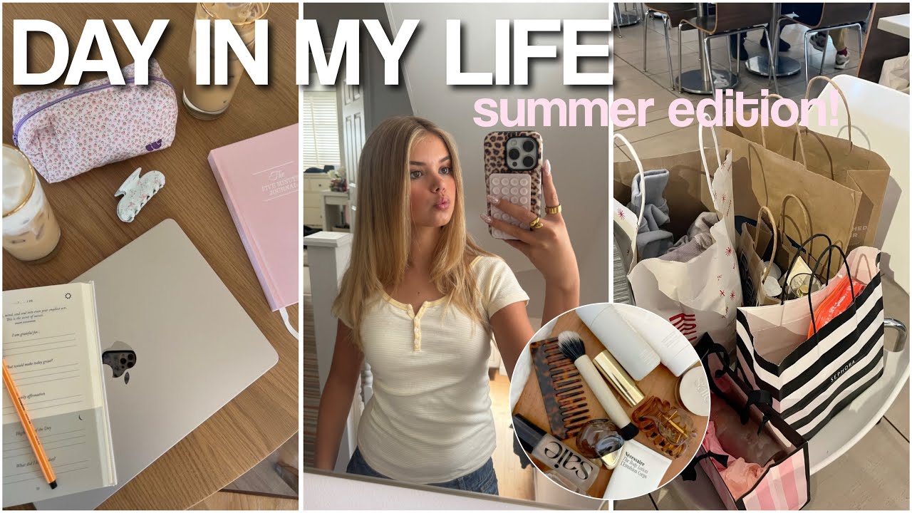 SPEND A SUMMER DAY WITH ME! 🌟🎀🛍️ *shopping,grwms,hauls