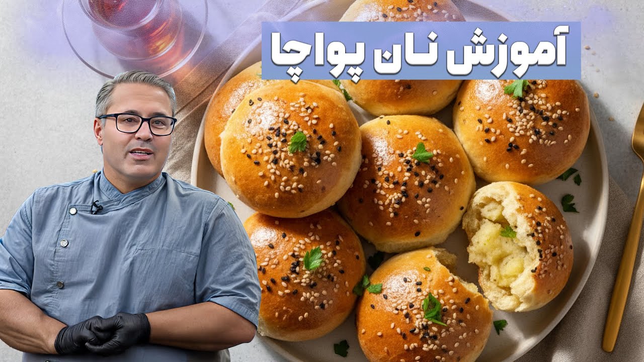 عجیب ترین نونی که دیدین؛ نان پوآچا برای اولین بار| آشپزی مدیا