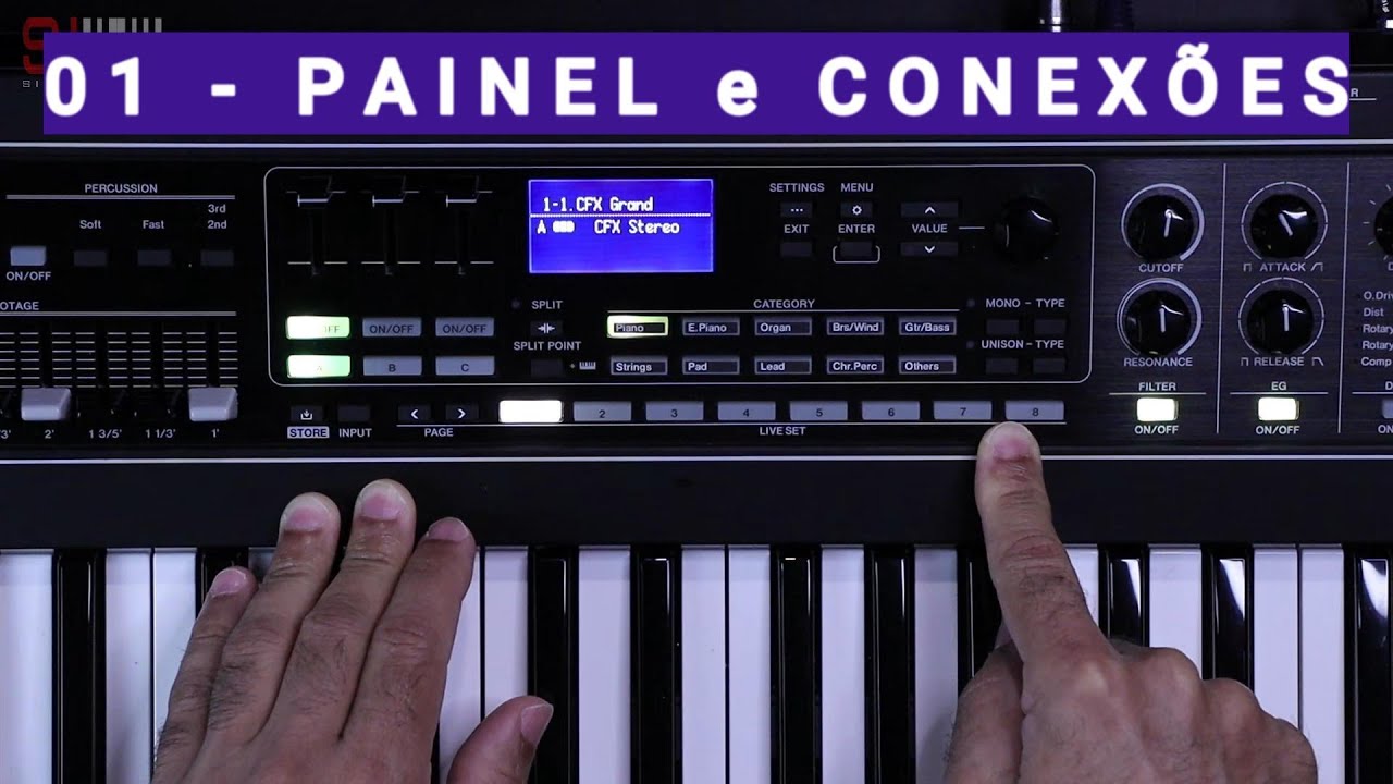 Yamaha CK Series / CURSO #01 - INTRODUÇÃO, PAINEL, CONEXÕES