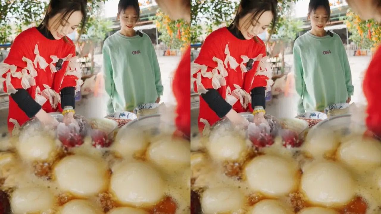 过年怎么能不吃汤圆呢？#农村生活 #农村美食 #新农人计划2024