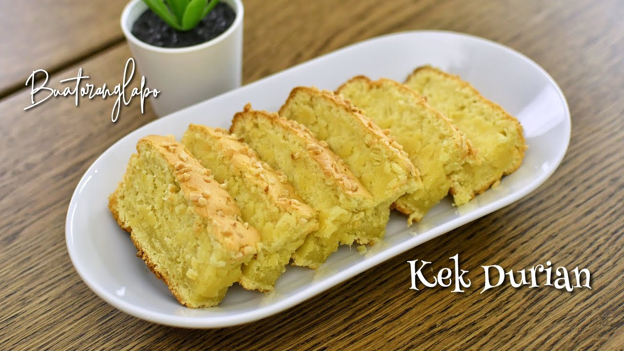 The Amazing Kek Durian (Sukatan Cawan dan Gram)