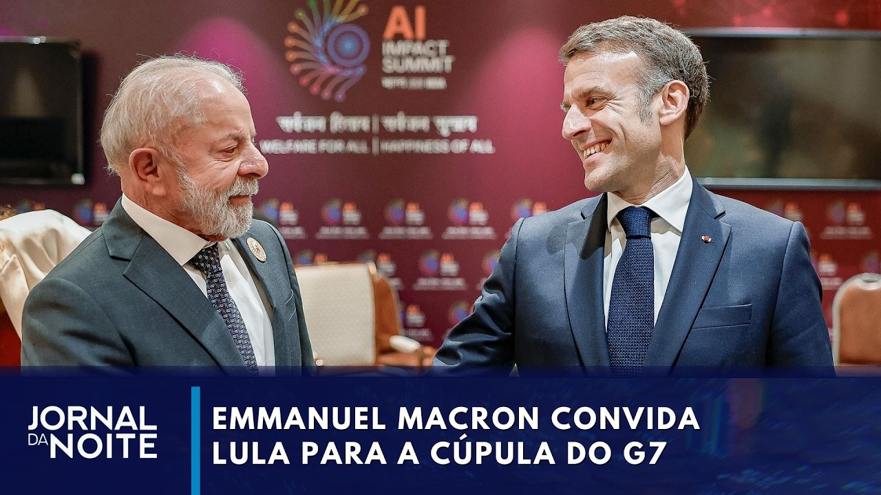 Macron convida Lula para cúpula do G7