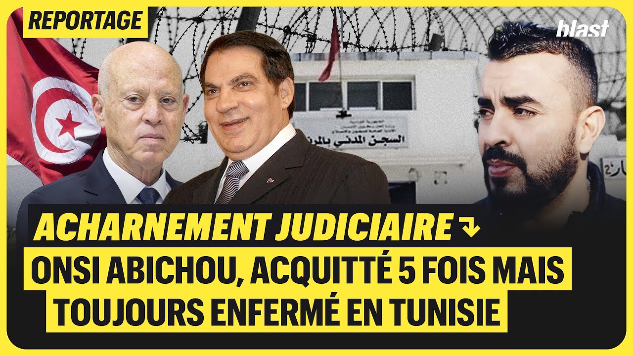 ACHARNEMENT JUDICIAIRE :  ONSI ABICHOU, ACQUITTÉ 5 FOIS MAIS TOUJOURS ENFERMÉ EN TUNISIE
