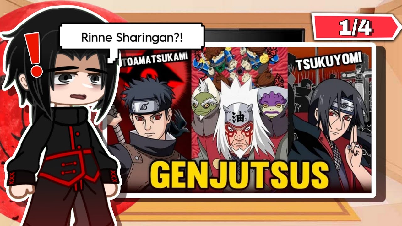 Família Uchiha React - Os 10 Genjutsus Mais Fortes 🔥 (1/4) | Naruto/Gacha