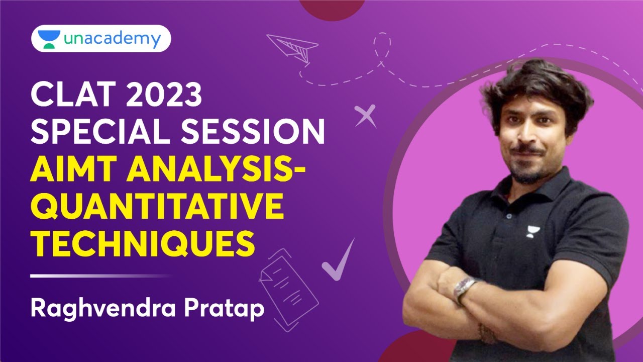 CLAT 2023 | AIMT Analysis | Quantitative Techniques