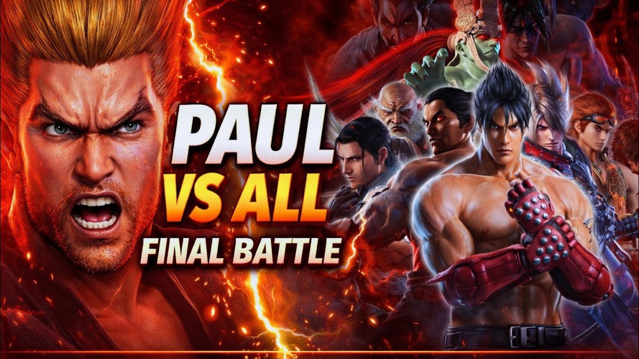 PUAL V's all charector match tekken 3 | PUAL V's all #tekken3 #short #tekken4 #playstation 