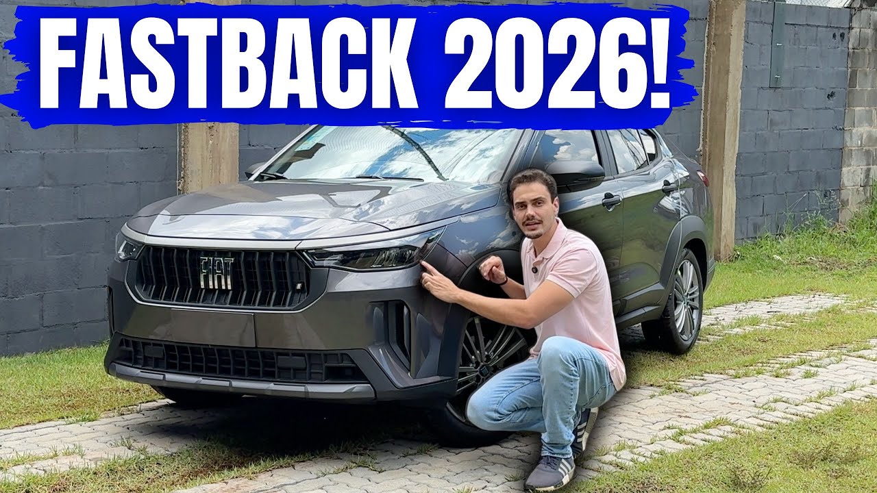 AVALIAÇÃO NOVO FIAT FASTBACK TURBO 200 AUTOMÁTICO 2026! VERSÃO DE ENTRADA COM ÓTIMO PREÇO!