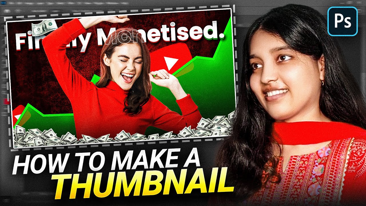 Thumbnail Design in Photoshop | Photoshop tutorial