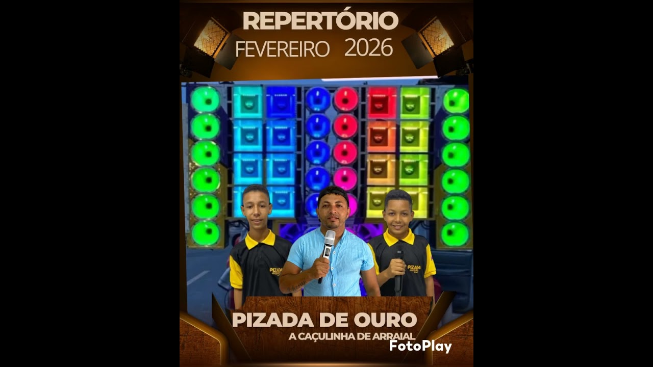 REPERTÓRIO FEVEREIRO 2026 PIZADA DE OURO AO VIVO NO ESPETINHO FOME ZERO 