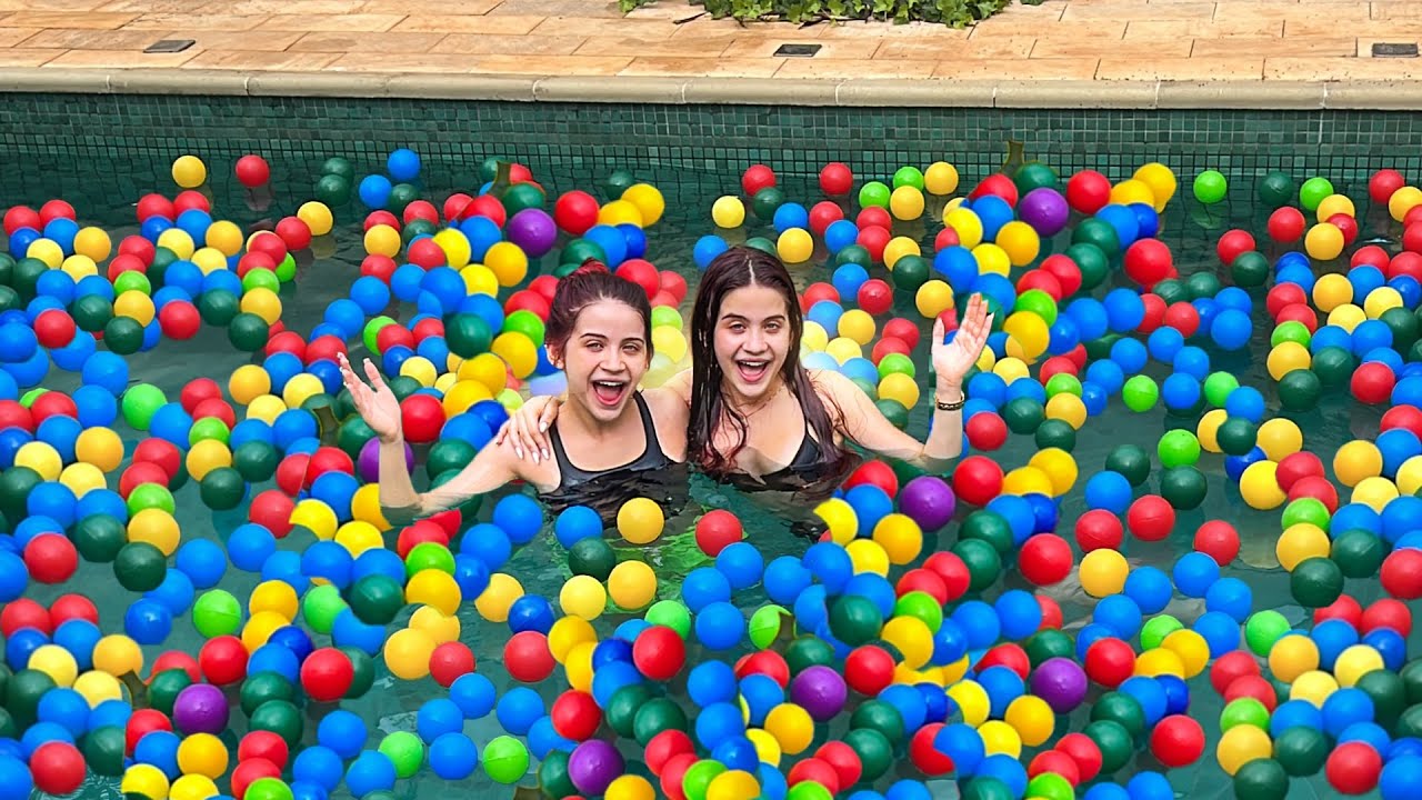 ENCHEMOS NOSSA PISCINA DE BOLINHAS!!