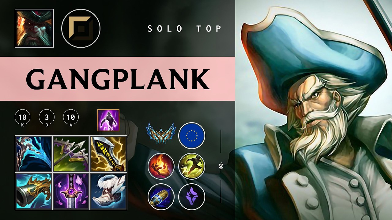 Gangplank Top vs Gwen - EUW Challenger Patch 26.04