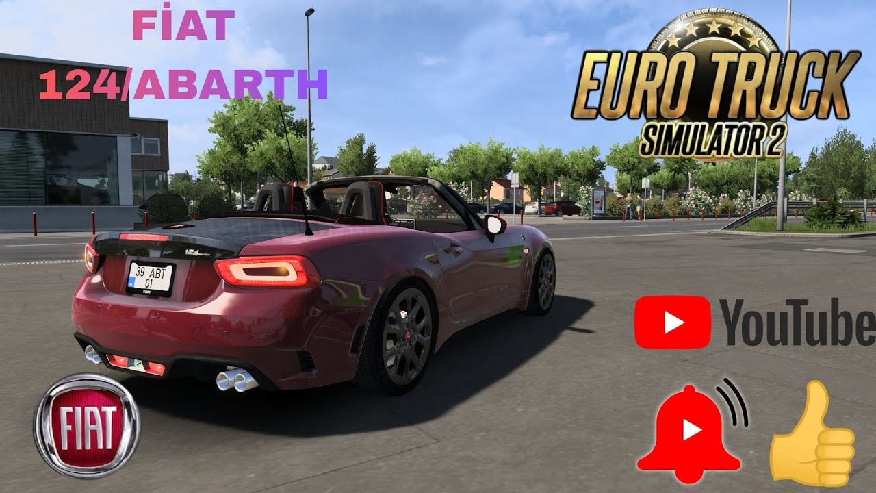 ETS 2 Fiat 124 Abarth - Direksiyon Başında Yol Sohbetleri😊😌 #Fiat 124 Abarth #ets2 #ETS 2 Araba Modu