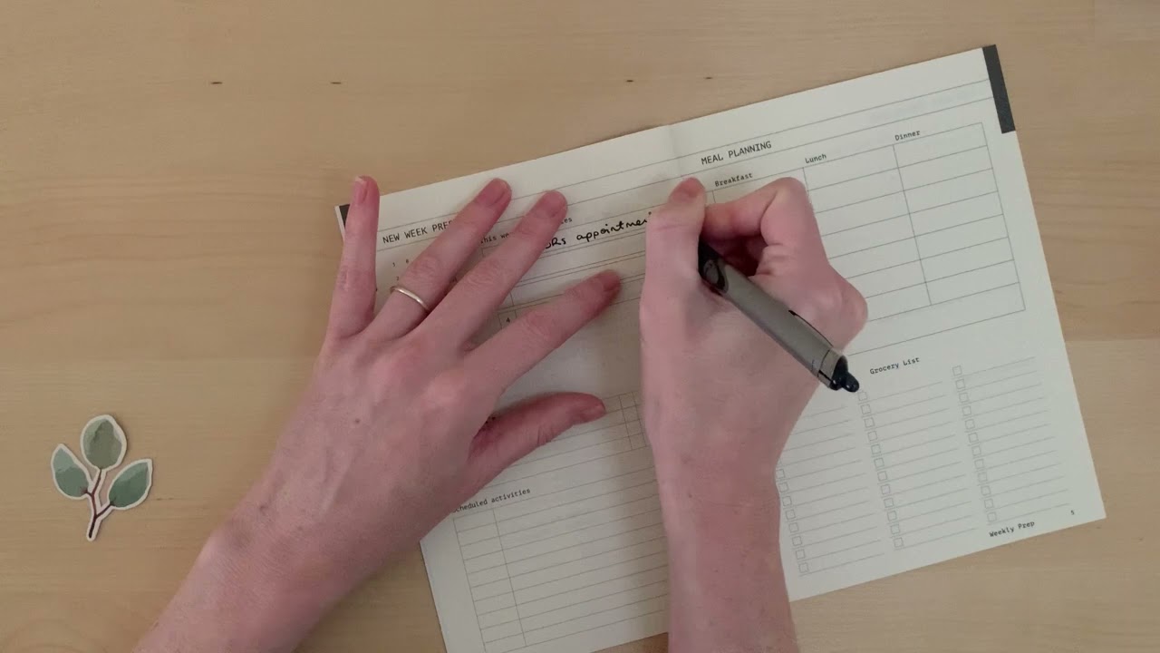 ADHD Productivity Planner Journal ASMR review
