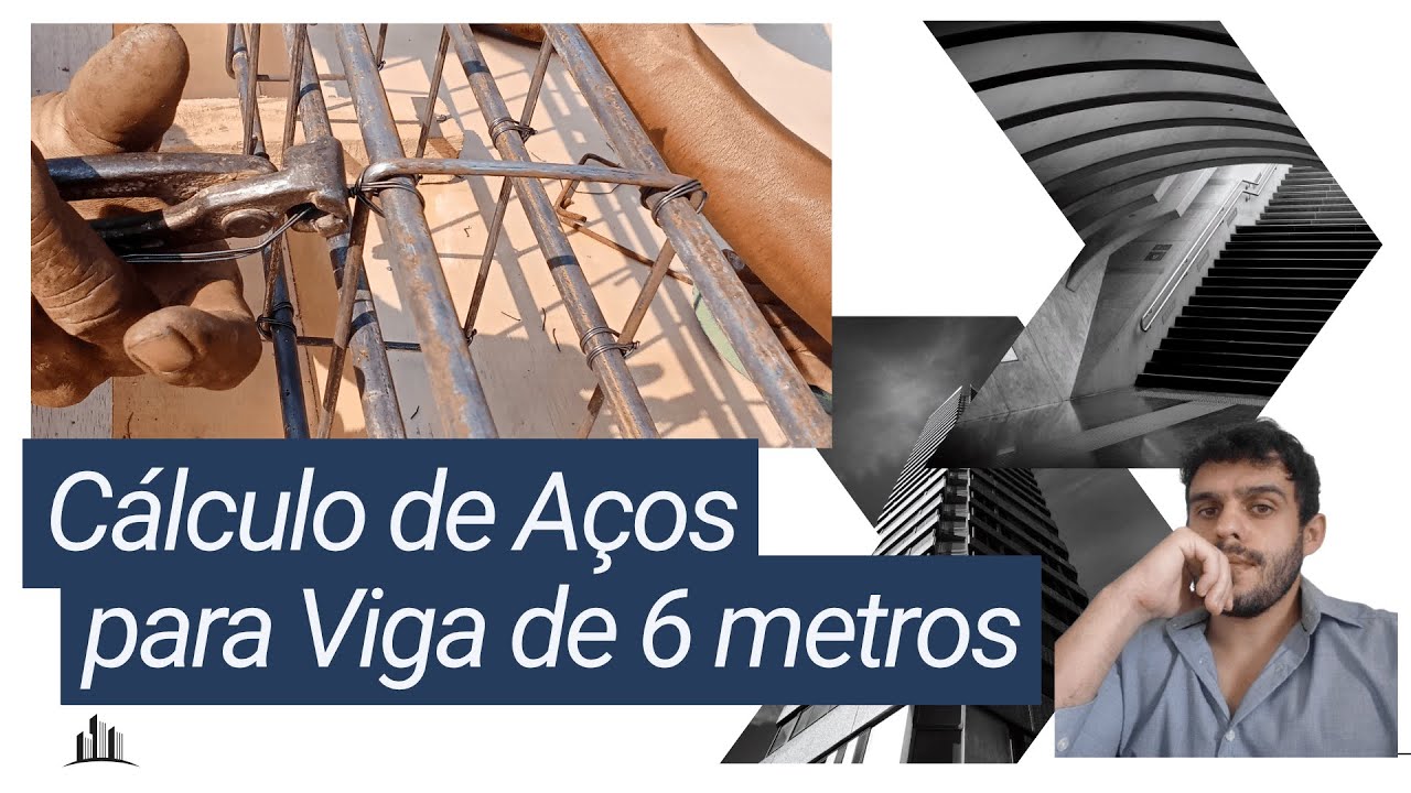 Viga de 6 metros: quanto aço eu preciso usar?